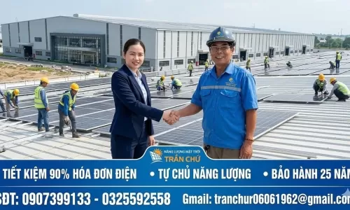 bàn giao hệ thống thành công cho nhà xưởng
