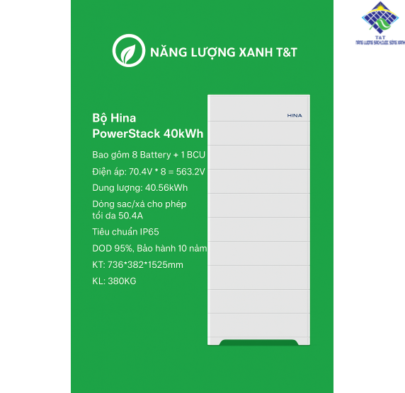 Giới Thiệu Pin Lưu Trữ Lithium HinaESS PowerStack – Giải Pháp Lưu Trữ Năng Lượng Cao Cấp Từ LuxPower