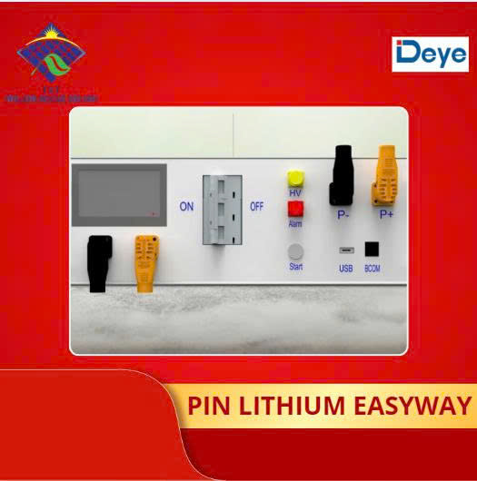 Hệ thống quản lý pin lưu trữ Lithium Deye điện áp cao |5.1Kwh