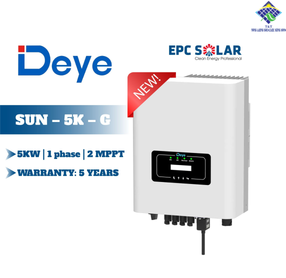  Bộ biến tần hòa lưới một pha DEYE 5KW