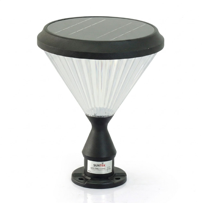 Đènn Trụ Cổng  Năng Lượng Mặt  Trời  SUNTEK TC06