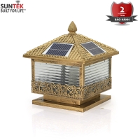 Đènn trụ cổng năng lượng mặt trời.  SUNTEK TC02.