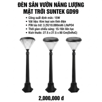Đènn sân vườn năng lượng mặt trời SUNTEK 