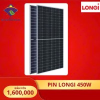 Pin mặt trời Longi 440Wp | Mono perc Half Cell (156 cells)