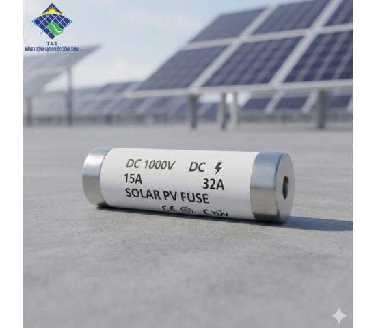 Cầu Chì DC 1000V 15/32A Điện Mặt Trời