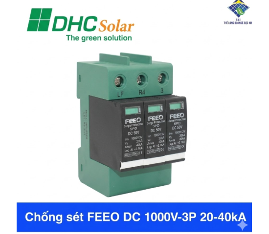 Chống Sét Lan Truyền DC 1000V 3P 20-40kA FEEO