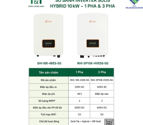 INVERTER SOLIS HYBRID 10KW