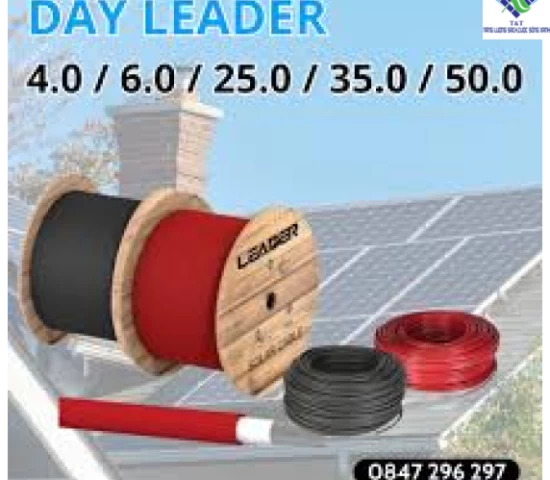 Cáp DC 10 mm2 LEADER cho Điện mặt trời