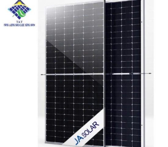 Tấm pin năng lượng mặt trời| 2 mặt kính| JA Solar 580W N-type |JAM66D42 580/MB