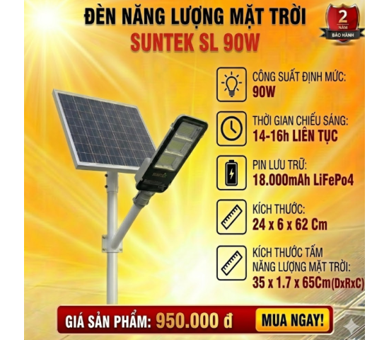 SUNTEKk LED SOLAR SL90