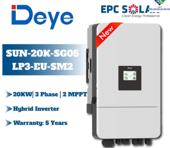 SUN8K-SG05 LP3-EU-SM2 8KW 3 pha 2 MPP|Áp thấp inveter DEYE
